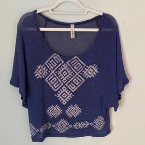 Sweater crop top